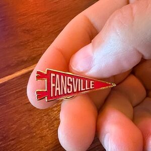 Dr Pepper Red Fansville Pin